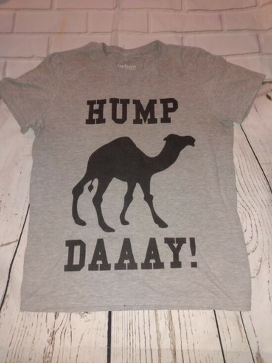 urban pipeline Tops - Camel Hump Day! Funny Women's T-Shirt Funny Novelty Pun Gift Tees small